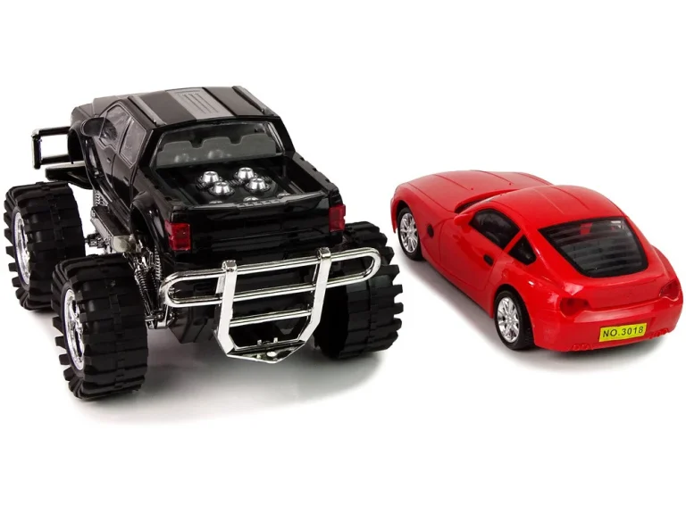 Set Vozila Monster Truck I Karavan S Prikolicom, 57 Cm 4
