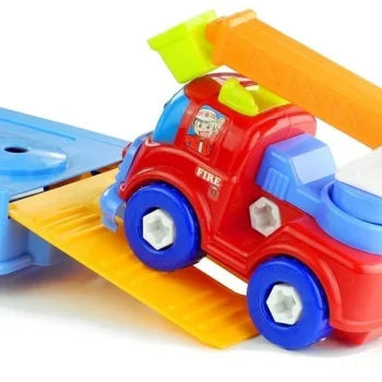 Set Vozila Policija I Vatrogasci S Prikolicom, Do 70 Cm 5