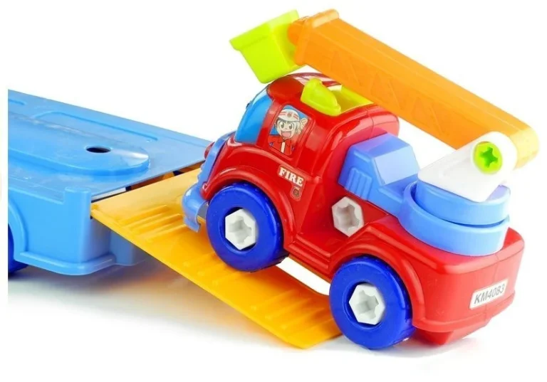 Set Vozila Policija I Vatrogasci S Prikolicom, Do 70 Cm 5