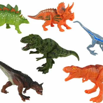 Set Vozila S Dinosaurima I Helikopterom 8 Dijelova 2