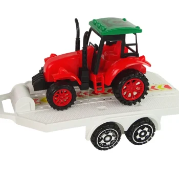 Set Vozila S Trenjem: Terenski Auto, Prikolica I Bager 8