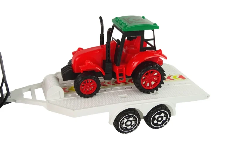 Set Vozila S Trenjem: Terenski Auto, Prikolica I Bager 8