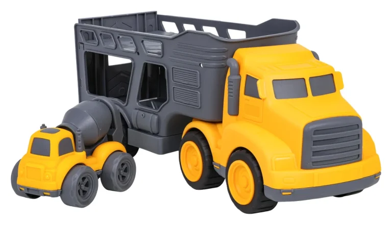 Set Vozila Za Vuču + Građevinski Automobili 7