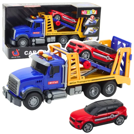 Set Vučnog Kamiona S Prikolicom, Automobil, Svjetla I Zvukovi 1
