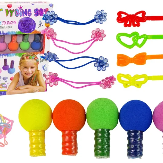 Set Za Bojanje Kose, 5 Boja, Gumice I šnale 1