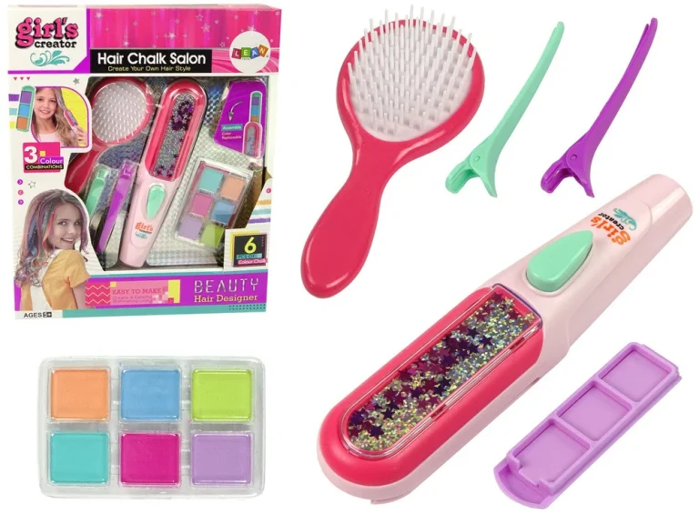 Set Za Bojanje Kose S Peglom, 6 Boja Kreda 1