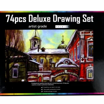 Set Za Crtanje, Bojice U Kutiji, 74 Komada Xxl, 28 × 21 × 5,5 Cm 4