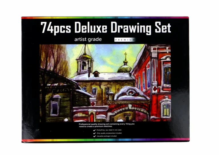 Set Za Crtanje, Bojice U Kutiji, 74 Komada Xxl, 28 × 21 × 5,5 Cm 4