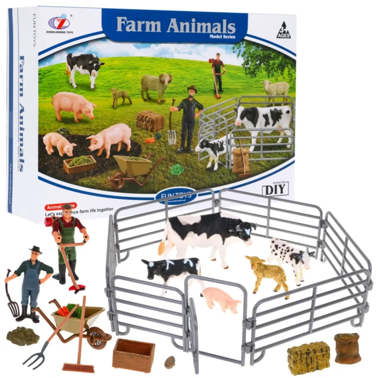 Set Za Farmu S Figuricama I Priborom 3+ 1