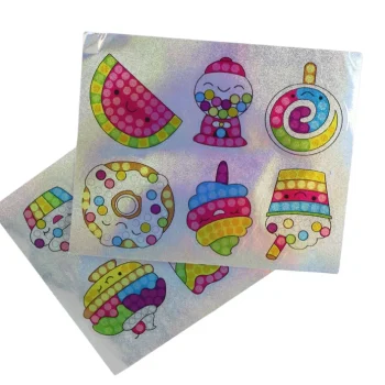 Set Za Izradu Dijamantnih Naljepnica, Motivi Slatkiša, 7 Boja 3