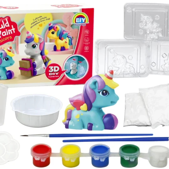 Set Za Izradu I Bojanje 3d Gipsanih Jednoroga 1