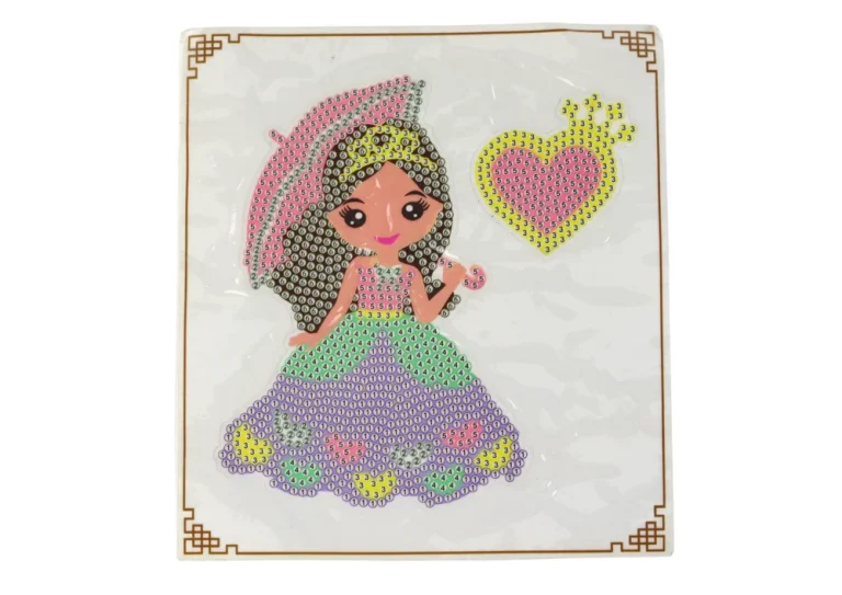 Set Za Izradu Privjeska Za Ključeve, Motiv Princeze, 15 × 11 Cm 3