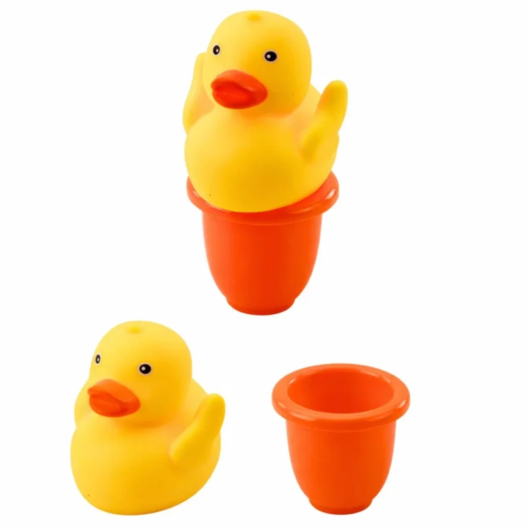 Set Za Kupanje Patka Dozator Sapuna I čaša Plavi 4
