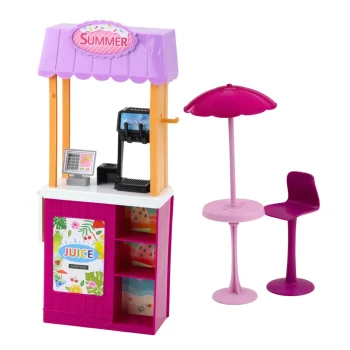 Set Za Lutke Anlily Na Plaži S Bazenom, Palmom I Stalkom Za Piće 3