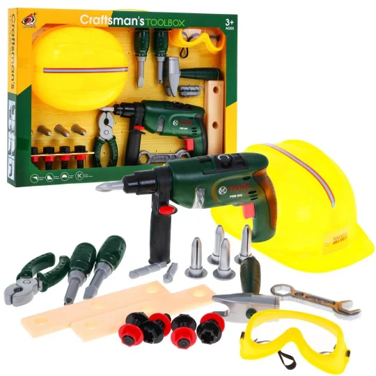 Set Za Male Majstore 3+ S Odvijačem I Kacigom 1