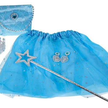 Set Za Malu Princezu S Haljinom I Dodacima, Plavi 2
