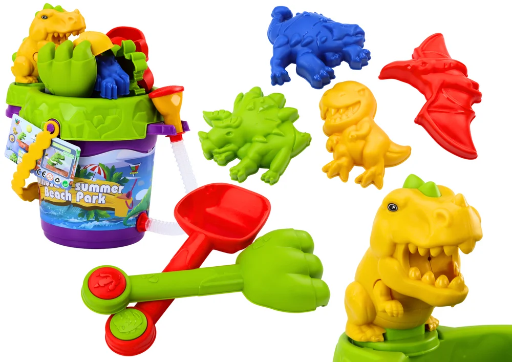 Set Za Pijesak Dinosauri S Tušem I Kalupima 1