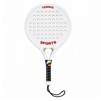 Set Za Plažni Tenis S 2 Reketa I Loptom Od Pjene, žuto Bijeli 4