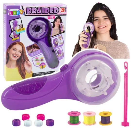 Set Za Pletenje Kose S Automatskim Strojem I Perlicama 1