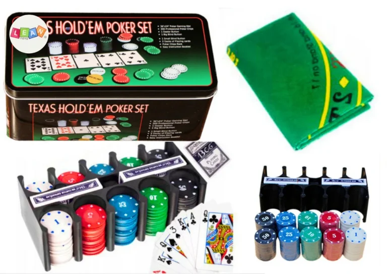 Set Za Poker, 2 špila Karata, žetoni I Podloga 1