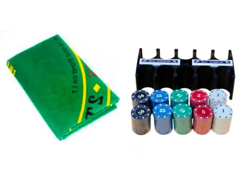 Set Za Poker, 2 špila Karata, žetoni I Podloga 2