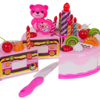 Set Za Rođendansku Zabavu Ružičasta Torta 4