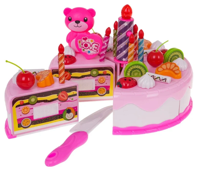 Set Za Rođendansku Zabavu Ružičasta Torta 4