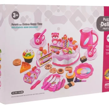 Set Za Rođendansku Zabavu Ružičasta Torta 7