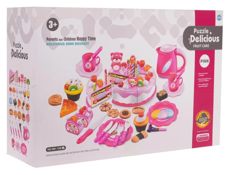 Set Za Rođendansku Zabavu Ružičasta Torta 7