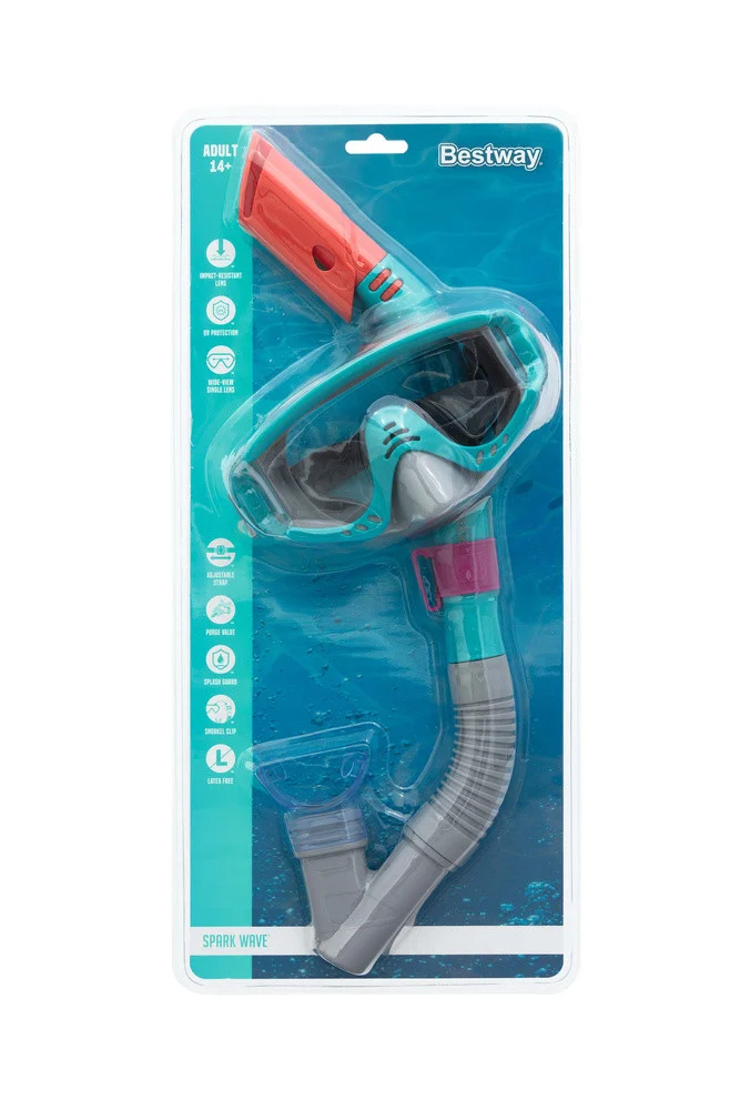 Set Za Ronjenje Bestway 24068, Maska I Disalica, Plava 9