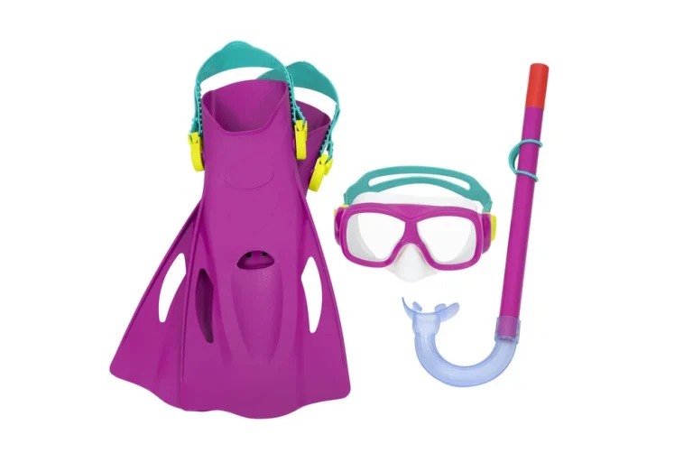 Set Za Ronjenje Bestway 25019, Maska, Disalica, Peraje, Roza 2