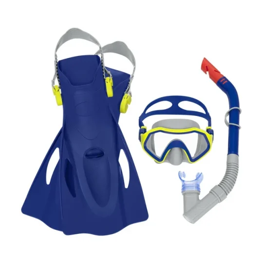 Set Za Ronjenje Bestway 25046, Maska, Disalica, Peraje, Plava 1