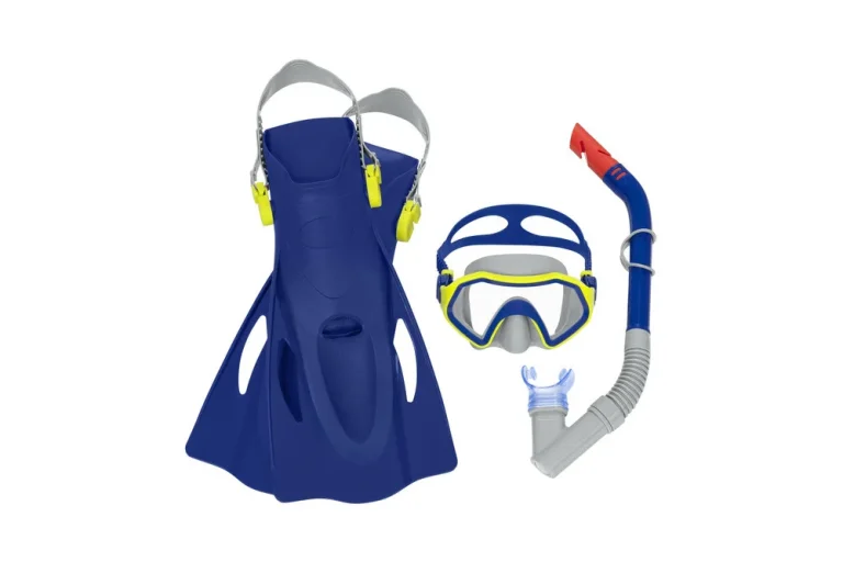 Set Za Ronjenje Bestway 25046, Maska, Disalica, Peraje, Plava 1
