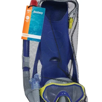 Set Za Ronjenje Bestway 25046, Maska, Disalica, Peraje, Plava 10