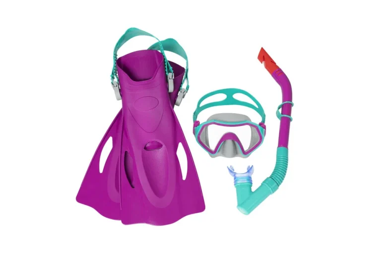 Set Za Ronjenje Bestway 25046, Maska, Disalica, Peraje, Roza 1