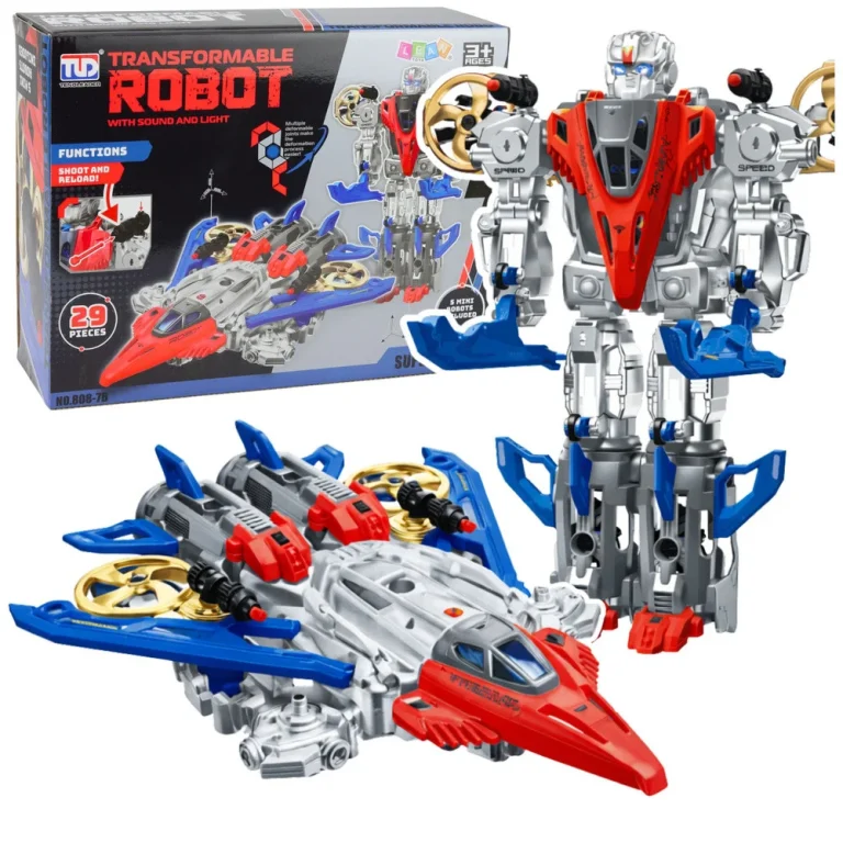 Set Za Sastavljanje Borbog Robota I Zrakoplova 2 U 1, 29 Komada 1