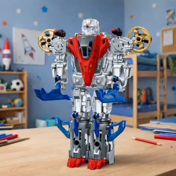 Set Za Sastavljanje Borbog Robota I Zrakoplova 2 U 1, 29 Komada 6