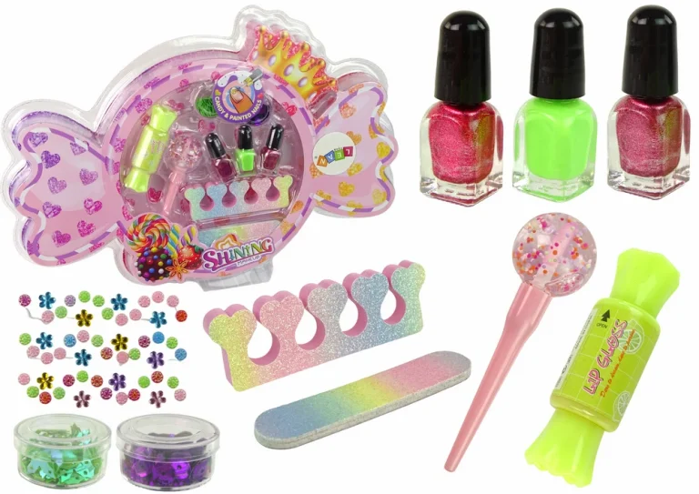 Set Za šminkanje I Ukrašavanje Noktiju, Slatkiši, 9 Komada 1