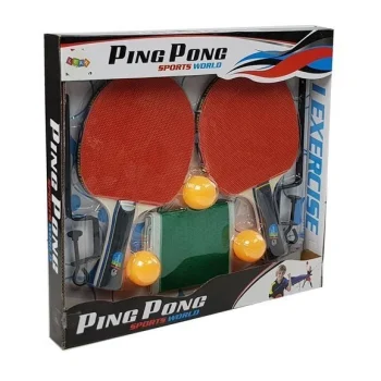 Set Za Stolni Tenis: 2 Reketa, 3 Loptice I Mreža 4