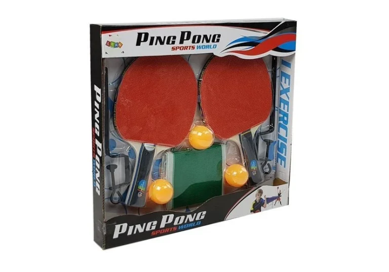 Set Za Stolni Tenis: 2 Reketa, 3 Loptice I Mreža 4