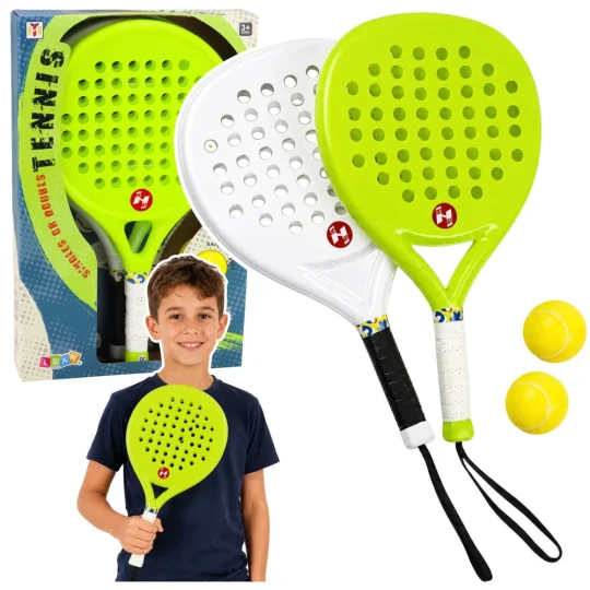 Set Za Tenis Na Plaži S Reketima I Pjenastim Lopticama 1