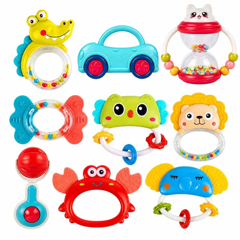 Set Zvečki I Glodalica Za Bebe, 9 Komada, šareni 2