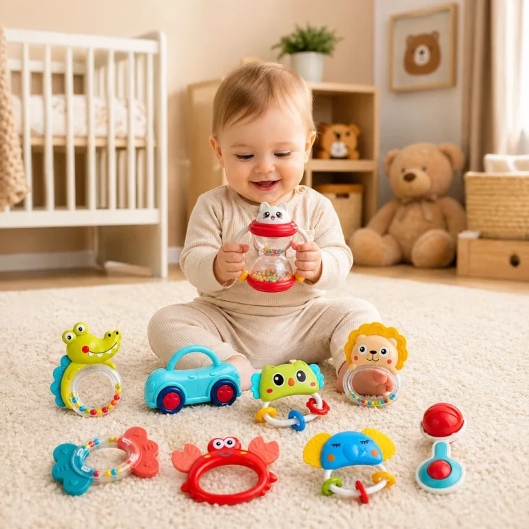 Set Zvečki I Glodalica Za Bebe, 9 Komada, šareni 3