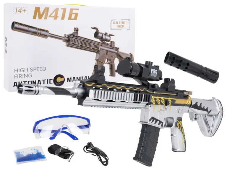 Sivi Karabin M416 Na Vodene Kuglice + Pribor 1