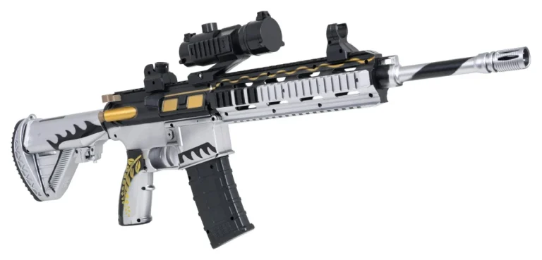 Sivi Karabin M416 Na Vodene Kuglice + Pribor 3