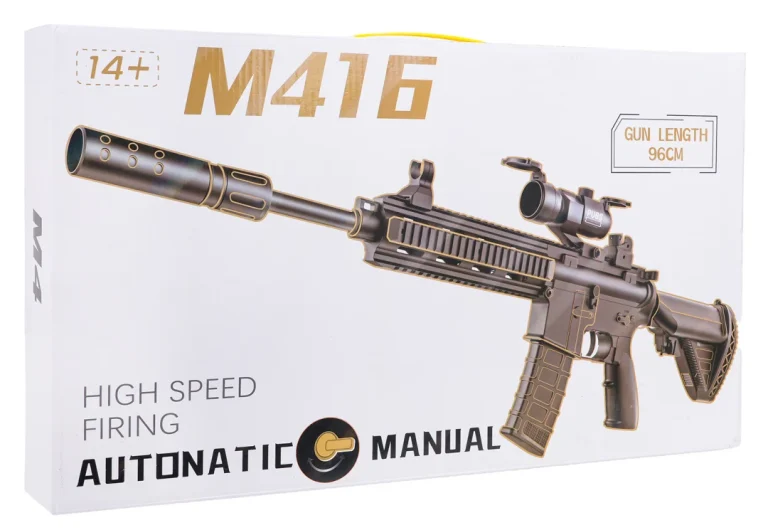 Sivi Karabin M416 Na Vodene Kuglice + Pribor 8