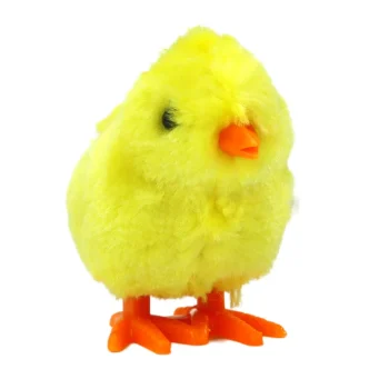 Skačuće Plišano Pile Na Navijanje žuto 2