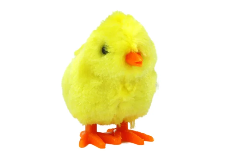 Skačuće Plišano Pile Na Navijanje žuto 2