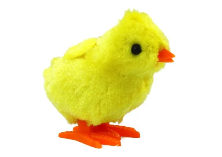 Skačuće Plišano Pile Na Navijanje žuto 3