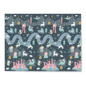 Sklopiva Edukativna Pjenasta Podloga 200 X 150 X 1 Cm Nukido Nk 341, Siva, Var. 734102 9